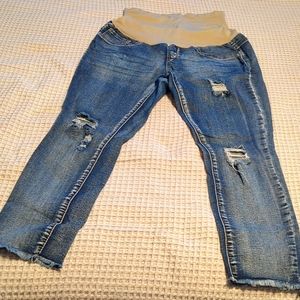 Blue savvy maternity jeans